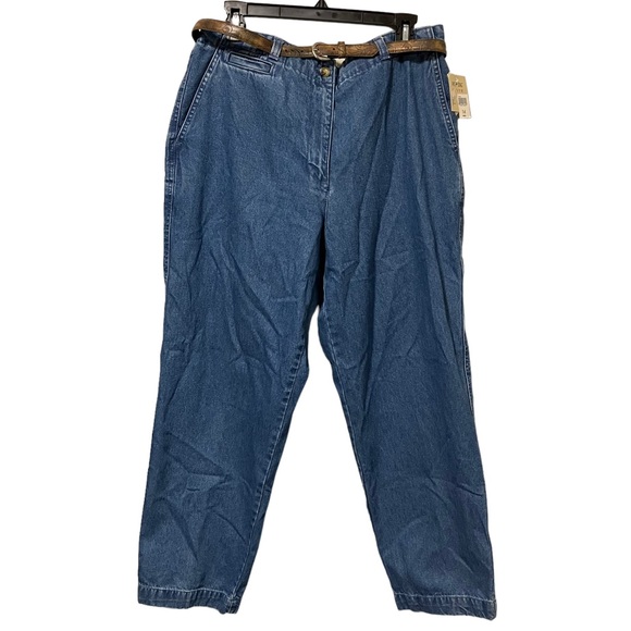 White Stag Jeans Vintage 9s Nwt Petite White Stag Jeans With Belt